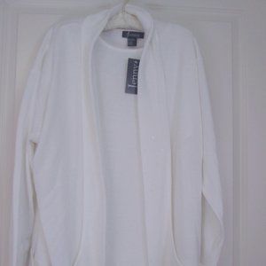 NWT JENNY 2-Piece Cardigan Sweater Set 2X